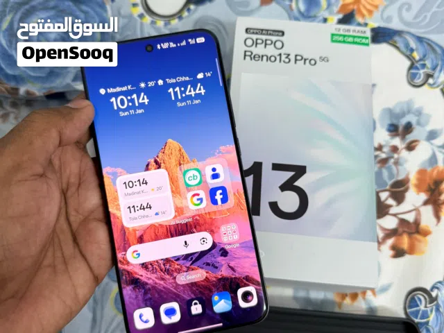 Oppo Reno 13 pro 5G 12/256 GB only 1 month used , with a box and all accessories.