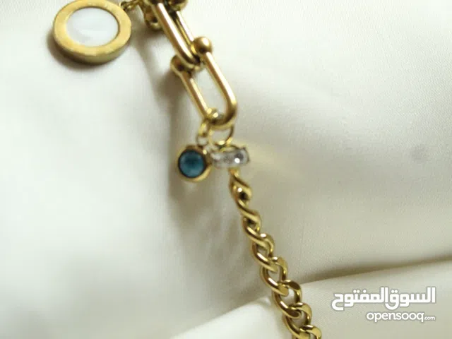 Royal Blue Bracelet (Free Delivery), anti-tarnish Jewelry, Brazilian Gold, 316L Stainless Steel