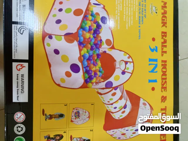 3in1 ball magk house and tunel good play for kids  3+ with ball 100+