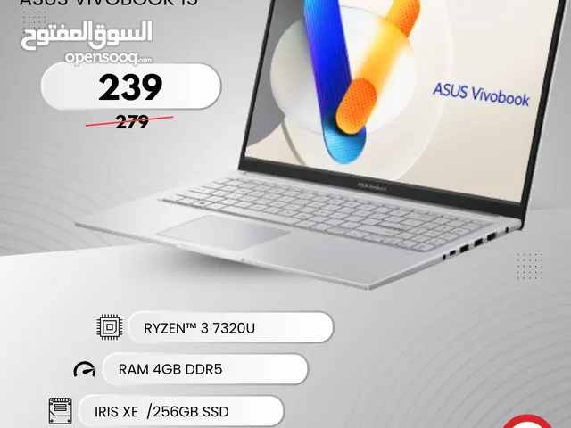 اسوس لابتوب رايزن3 جيل 7  ASUS LAPTOP RYZEN 3 7TH