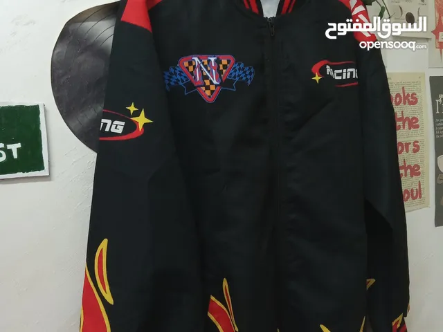 black racing unique jacket
