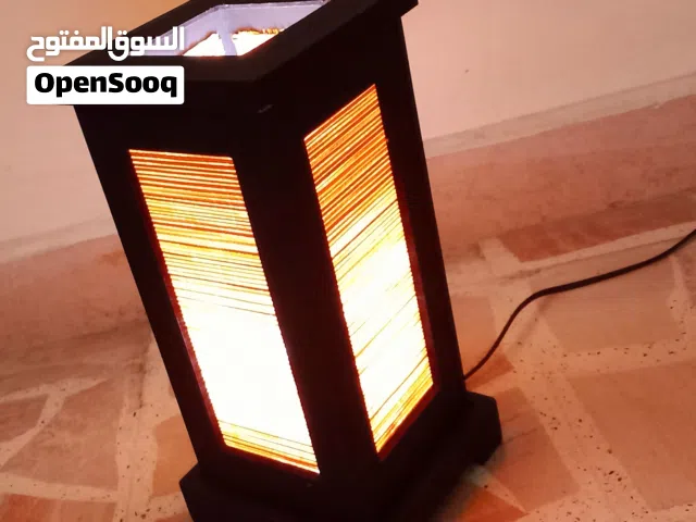 تيبل لامب خشب عدد 2 للمنزل والحديقه مستعمل خفيف