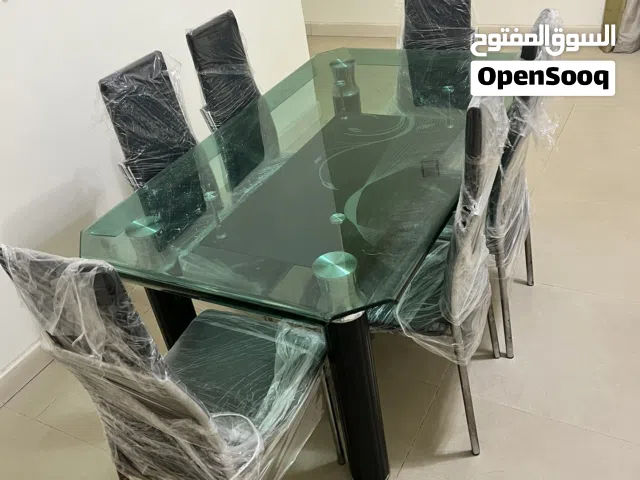طاولة طعام - dining table and 6 chairs