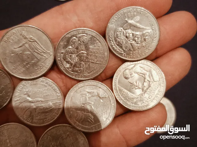 عملات امريكيه فئة ربع دولار امريكي تذكاري