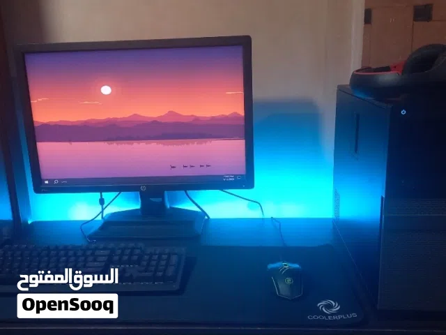 جهاز كمبيوتر مستعمل للالعاب مواصفاته  Rx 570 4gb i5-3470 8gb Ram  Gigabyte H61M S2P 1tb hard 500gb h