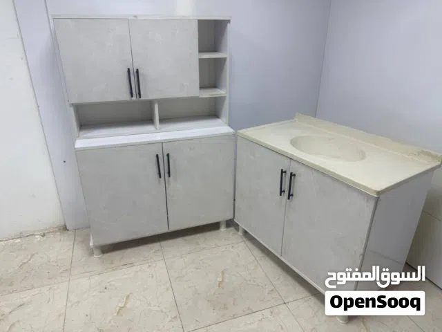 كاونتر خشب MDF قياس متر ثلاث قطع سنك مرمر