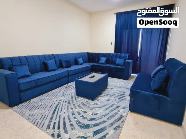 F3 / للايجار الشهري في عجمان النعيمية 1 - غرفتين وصالة - مفروشة فرش نظيف - موقع حيوي - شامل الفواتير