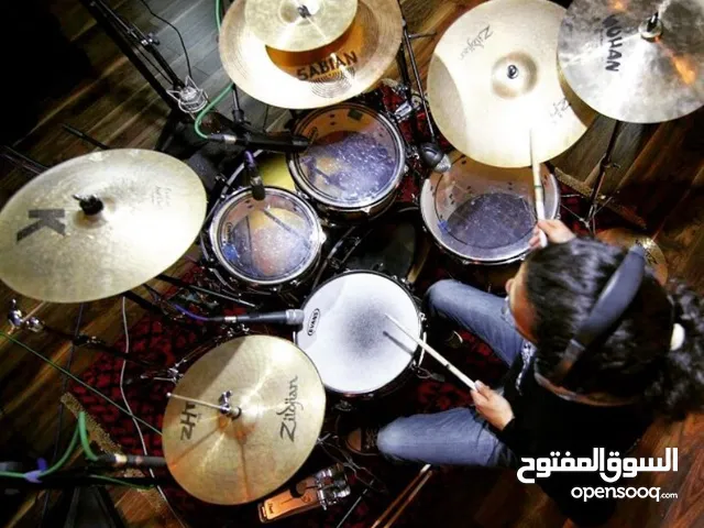 درمز احترافي مع صنجات احترافية Tama professional drumset /drums
