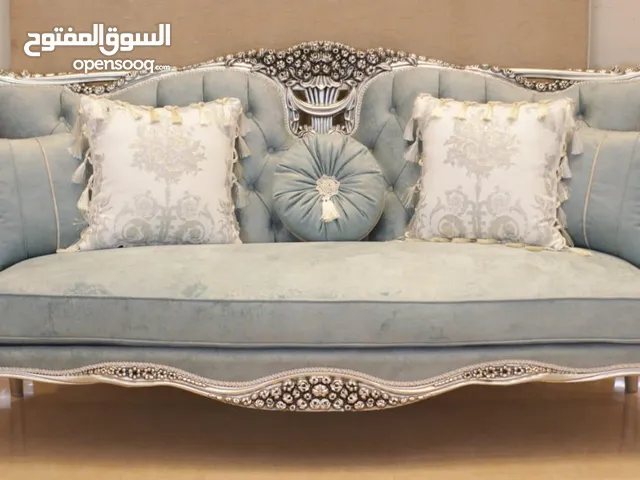 تفصيل أثاث مصري خشب زان ممتاز 3+3+1+1