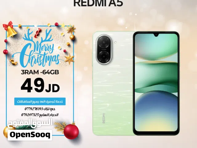 Redmi A5  3Ram  64G New  جديد