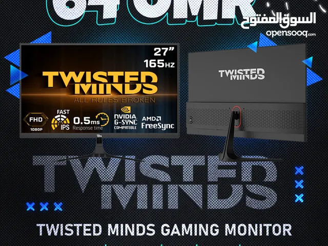 Twisted Minds FHD 0.5Ms 165Hz Ips Gaming Monitor - شاشة جيمينج !
