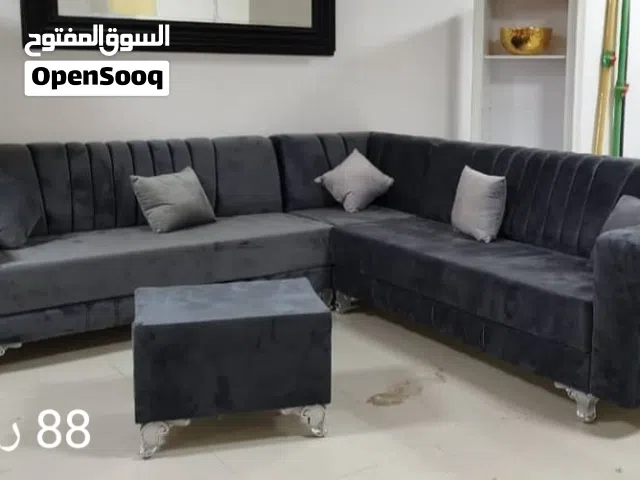 كنب خمس متر حرف L ركنة يتسع لخمس أشخاص تفصال حسب الطلب والون نرجو قرائة الوصف اسفل الاعلان