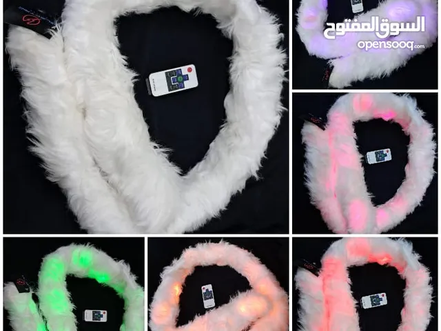 ديكور الفرو المضيء