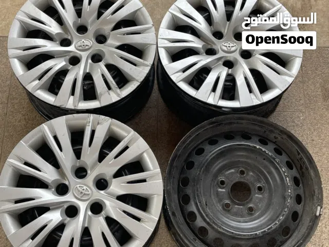 جنطات كامري حديد قياس 16 مع طاسات