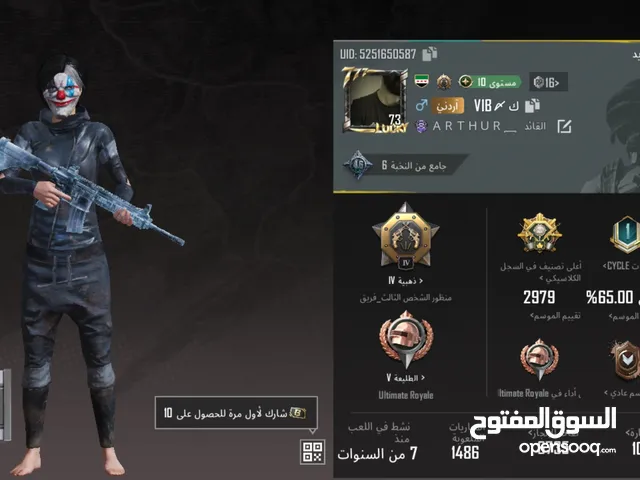 Pubg Accounts and Characters for Sale in Irbid