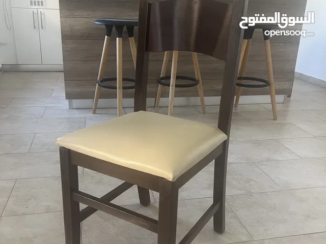 كراسي سفرة خشب منجد عدد 6