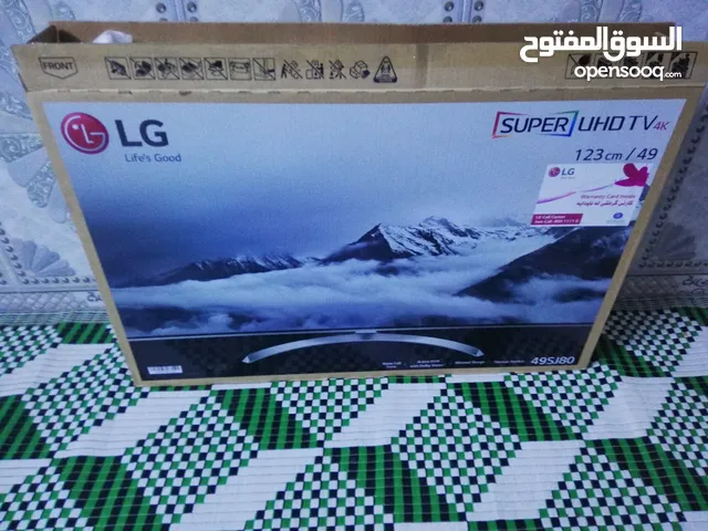 شاشه  LG SUPER UHD 4k حجم 49 كوريه اصليه وكالة خوشناو
