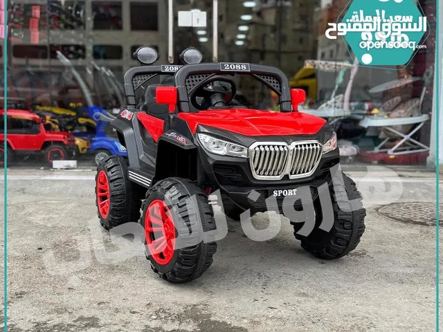 عرض خاص لفترة محدوده سياره جامبو تناسب عمر 9 سنوات اعلى صنف مع هزاز وروموت كنترول