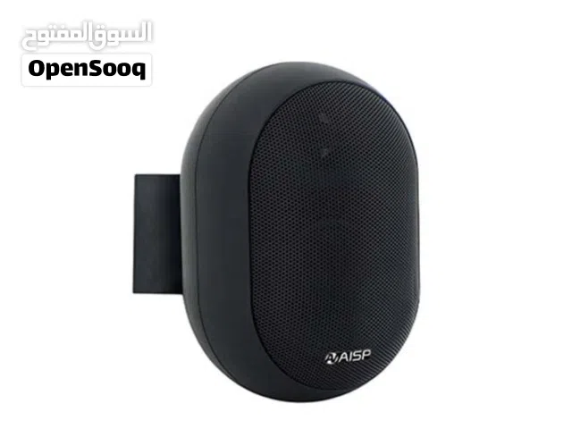 AISP WS-15B Round Wall Mount Speaker 15W -Black مكبر صوت حائطي دائري  بقدرة 15 واط - أسود