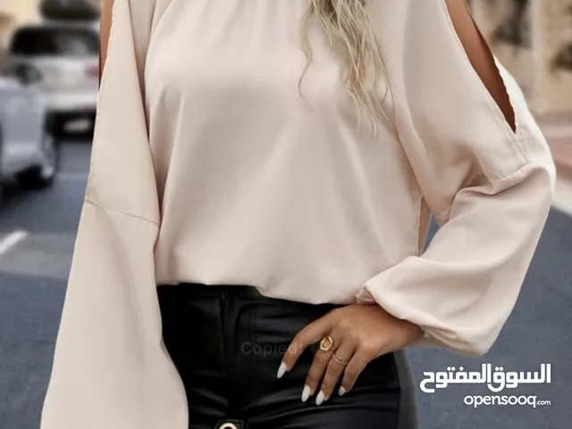 قميص بلون المشمش بقياس L