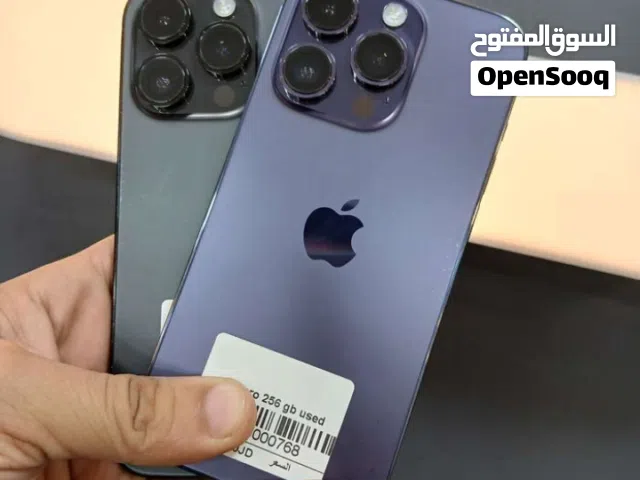 ايفون 14 برو / نسخة 256 جيجا / وكالة مش مصلح ولا مفتوح / بطاريات 90 وفوق