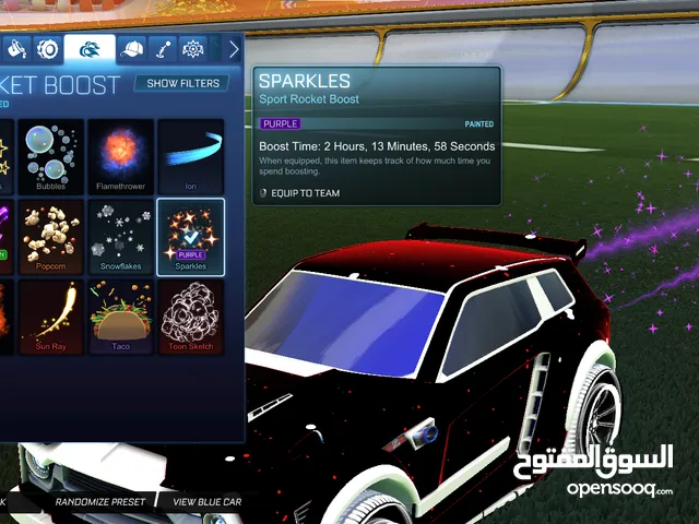 حساب روكيت ليق للبيع rocket league ايبيك قيمز