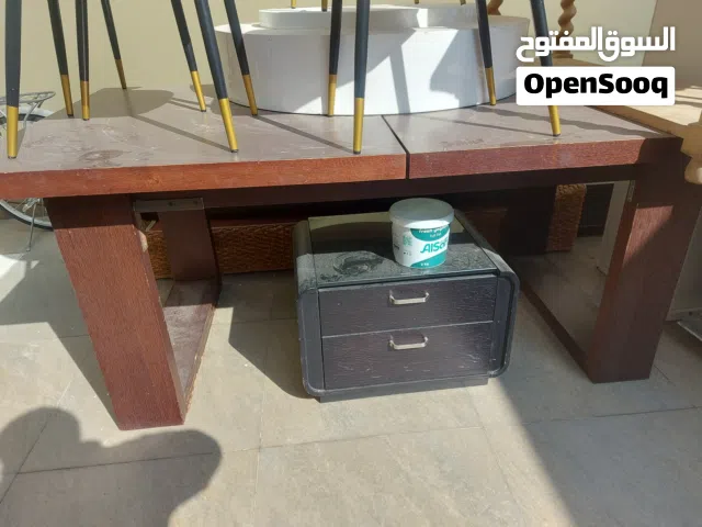 طاولة كبيرة خشب إيطالي ثقيلة مرة ممتازة تنفصل تصير طاولتين