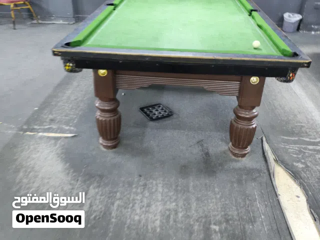 طاولات بلياردو عدد 4 طاولات اجنبي  سعر 250 لجميع الطاولات