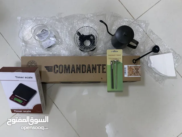 أدوات ومعدات صنع القهوة جديد ونظيف بكرتونه غير مستعمل أبداً بسعر جدا جدا مناسب
