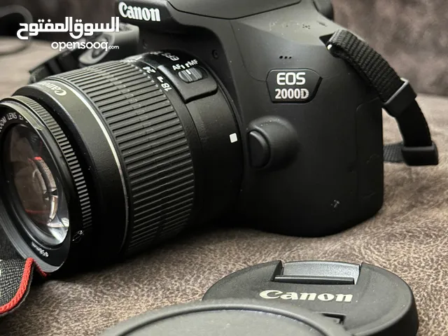 كاميرا Canon EOS 2000D بحالة الوكاله اتصور فيها 200 صوره