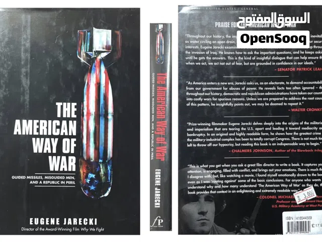 For sale book: The American Way of War  للبيع: كتاب طريق الحرب الأمريكي