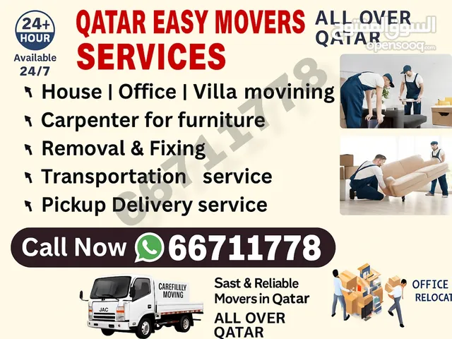“Professional Moving Solutions in Qatar – Expert Team for Packing, Dismantling, Transporting, and Se