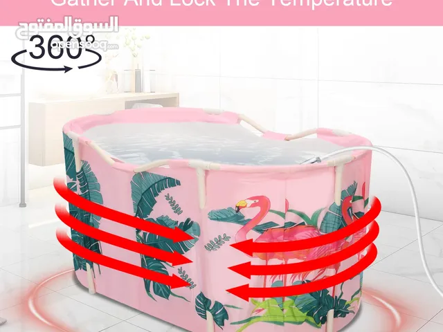 Adults Size Foldable Bath Tub Adult Bath Barrel soaking bathtubs suits 2 adults, Easy use