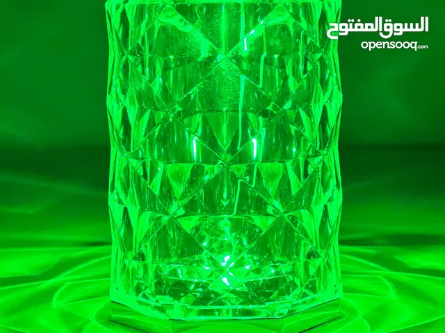 مصباح كريستال ملون صغير