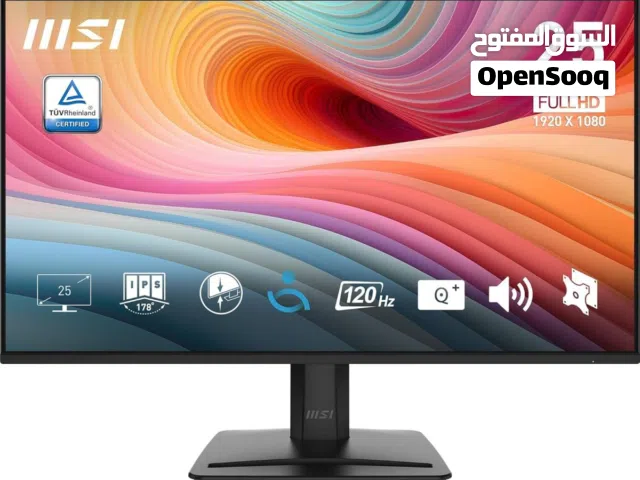MSI PRO MP251 E2 24.5" IPS 1920 x 1080 (FHD) Monitor, 120Hz, Adaptive-Synch, HDR Ready, HDMI, VGA Po