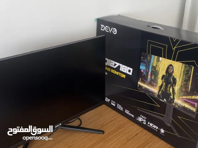للبيع شاشة ديفو 180hz 2k شبة جديدة استعمال اقل من شهر (((مع الضمان )))