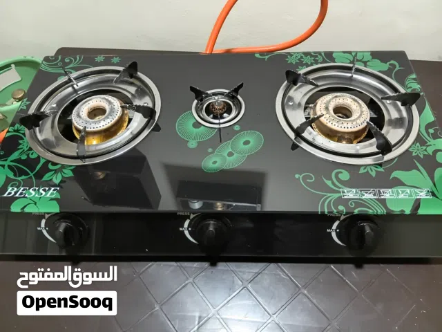 غاز ثلاث عيون سيراميك بحالة الوكالة استعمال اقل من شهر