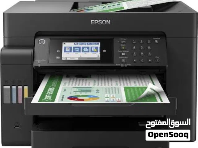 للبيع طابعه ابسون A3  Epson L15150 من اقوى الطابعات الابسون.... مواصفات الطابعه ادناه:-