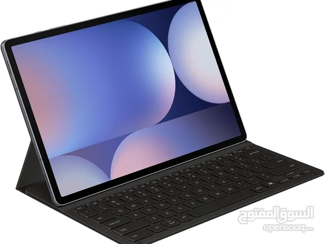 SAMSUNG Galaxy Tab S9 FE+ S9 + Book Cover Keyboard كفر تابلت سامسونج اس 9 بلس اس 9 بلس اف ي