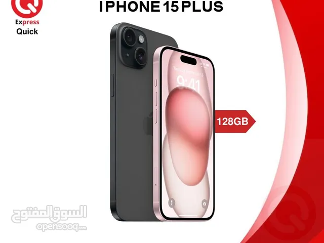 IPHONE 15 PLUS ( 128GB ) NEW /// ايفون 15 بلس ذاكره 128 جيجا الجديد