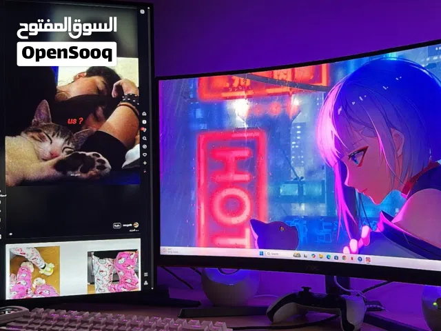 بي سي للبيع مع شاشة وماوس وكيبورد وماوس باد وسماعة المواصفات تحت