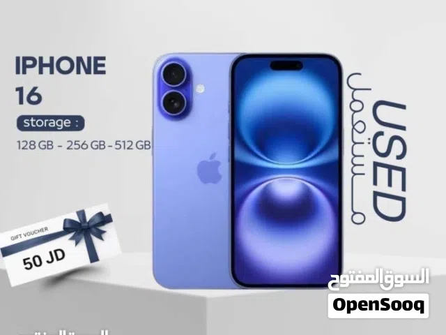 IPHONE 16 ( 128GB ) USED /// ايفون 16 ذاكرة 128 مستعمل وكاله