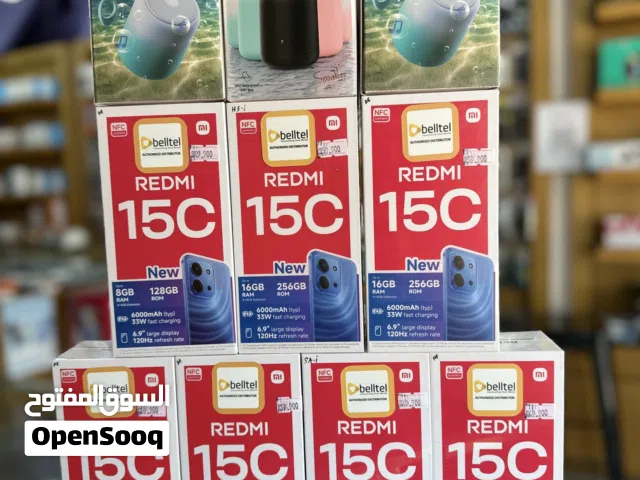 Redmi 15c 8+256Gb with speaker 50/- 4+128Gb 40/-rial