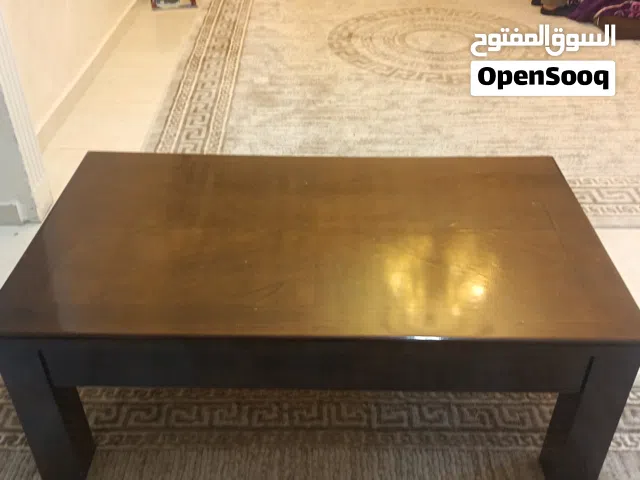 طاولة وسط زان لون كستنائي120 *70