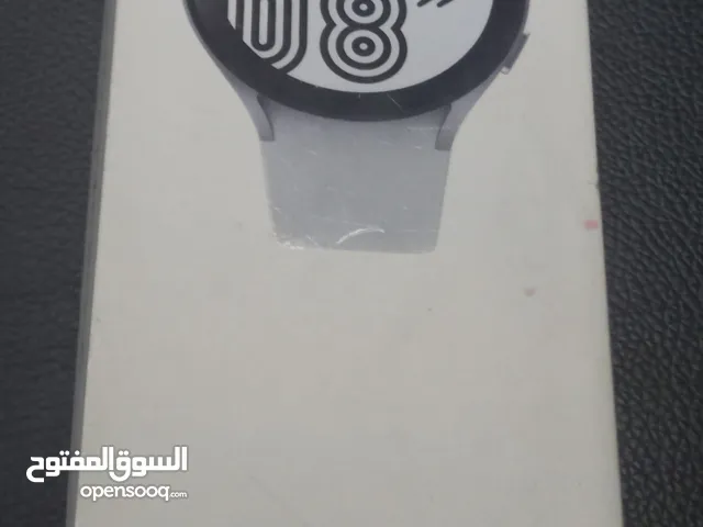 Samsung galaxy watch 4 44mm silver sealed جديده متبرشمه بالكامل