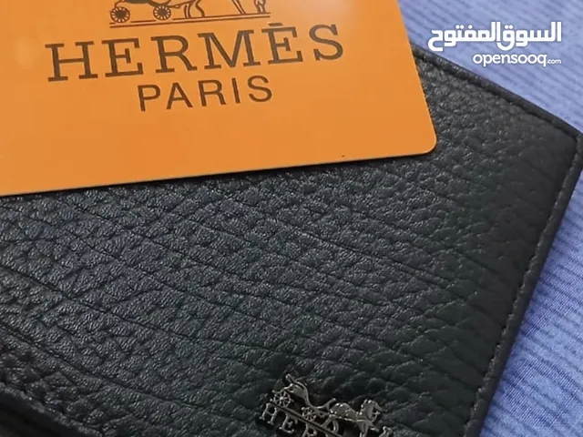 Hermès men's new originalwallet Black محفظة هيرميس رجالية جديده رائعه سوداء