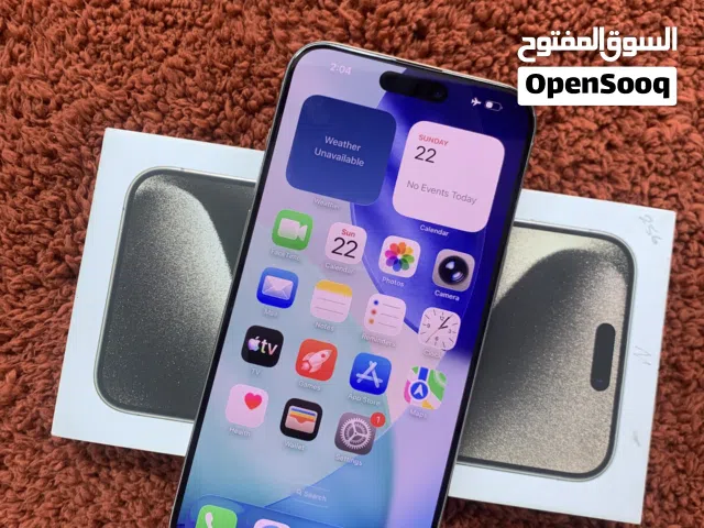 iPhone 15 Pro Max 256Gb clean as new Condition batry 85% with box