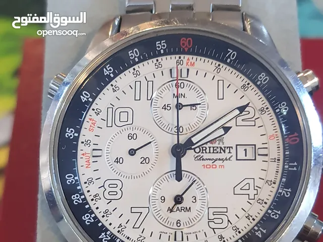 اورينت بطارية توقيت عالمي كنوكراف بزل متحرك على المفتاح مقاس 44 ياباني اصلي يوجد خدمة توصيل