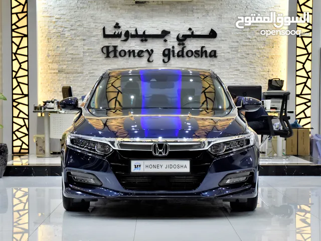 Honda Accord ( 2019 Model ) in Blue Color GCC Specs