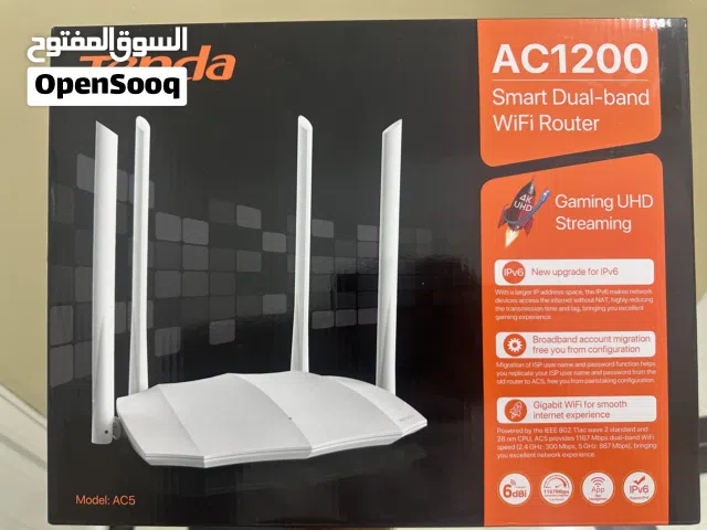 للبيع راوتر Tenda AC1200 AC5 شبه جديد